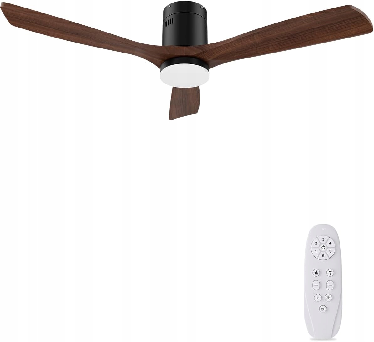 Autoday – Stropný ventilátor s Led osvetlením a diaľkovým ovládaním 132 cm