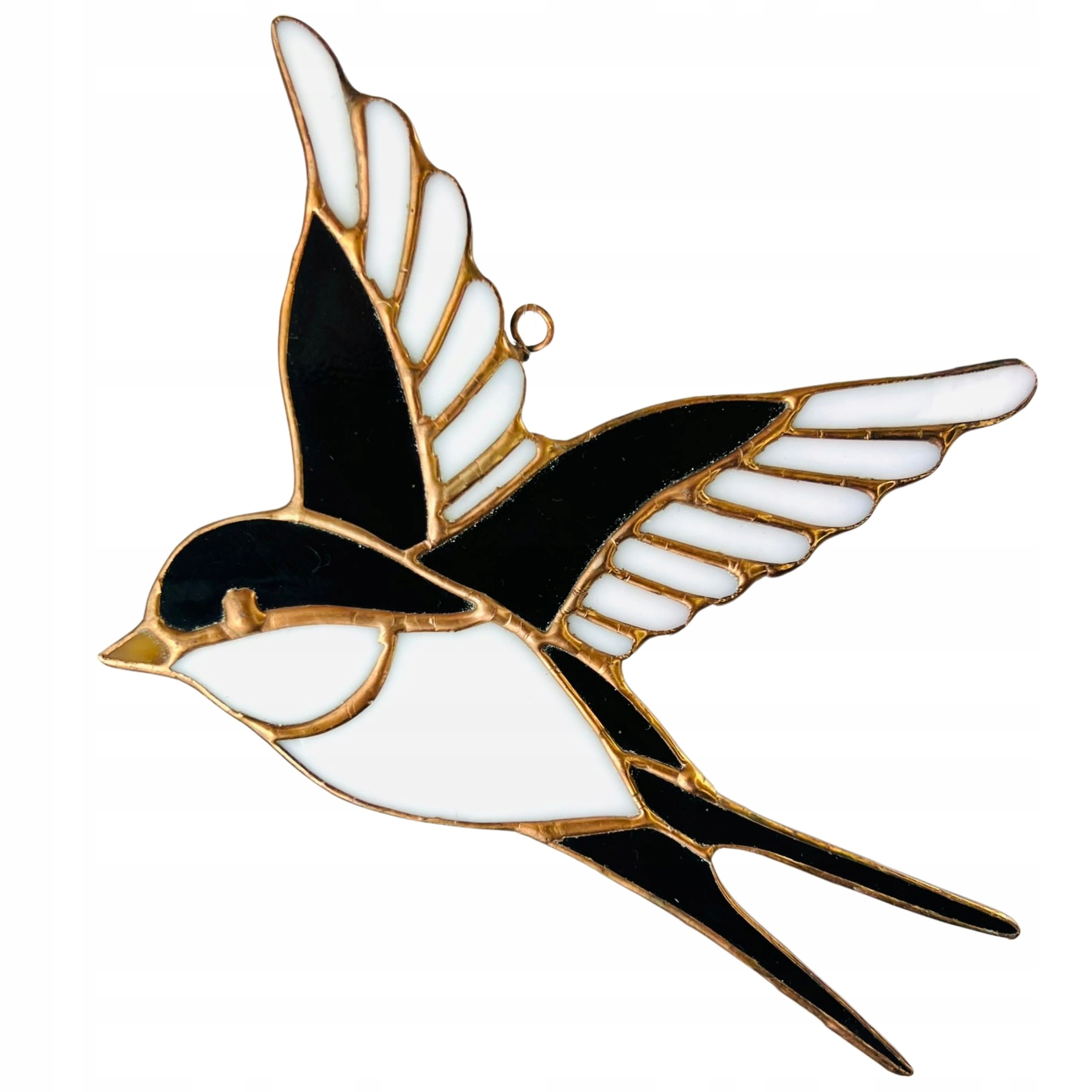 Vlaštovka ozdoba ručně ronovaná dekorace do domácnosti