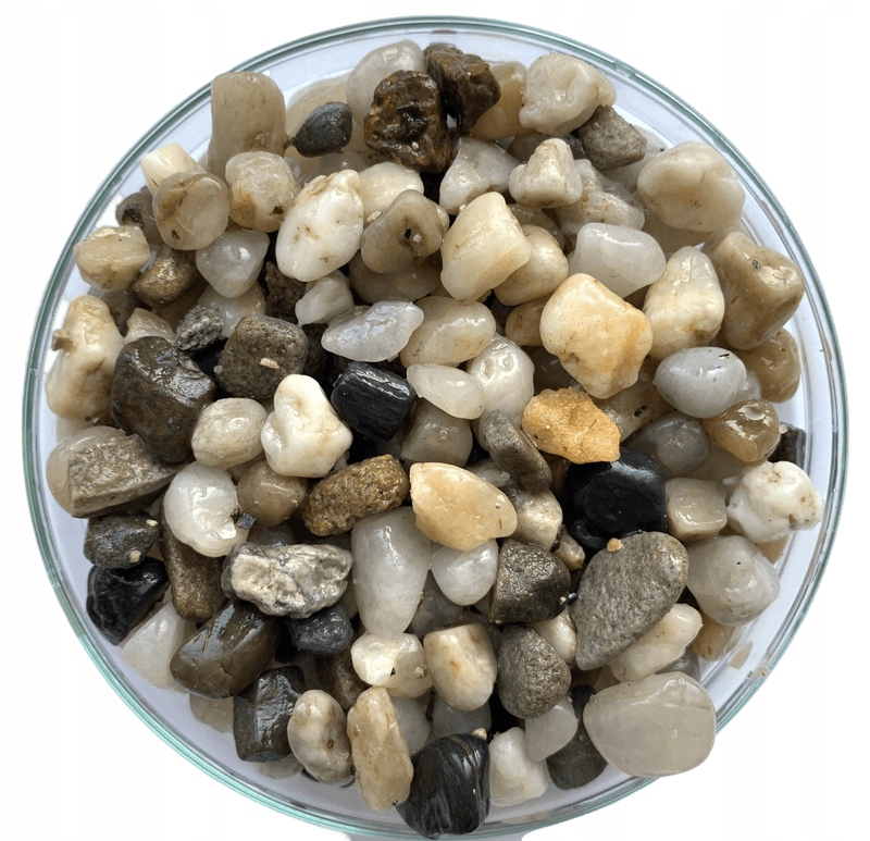 Levně Stelivo Říční Štěrk Pro Akvárium Kamyki 3-6 mm 30 Kg