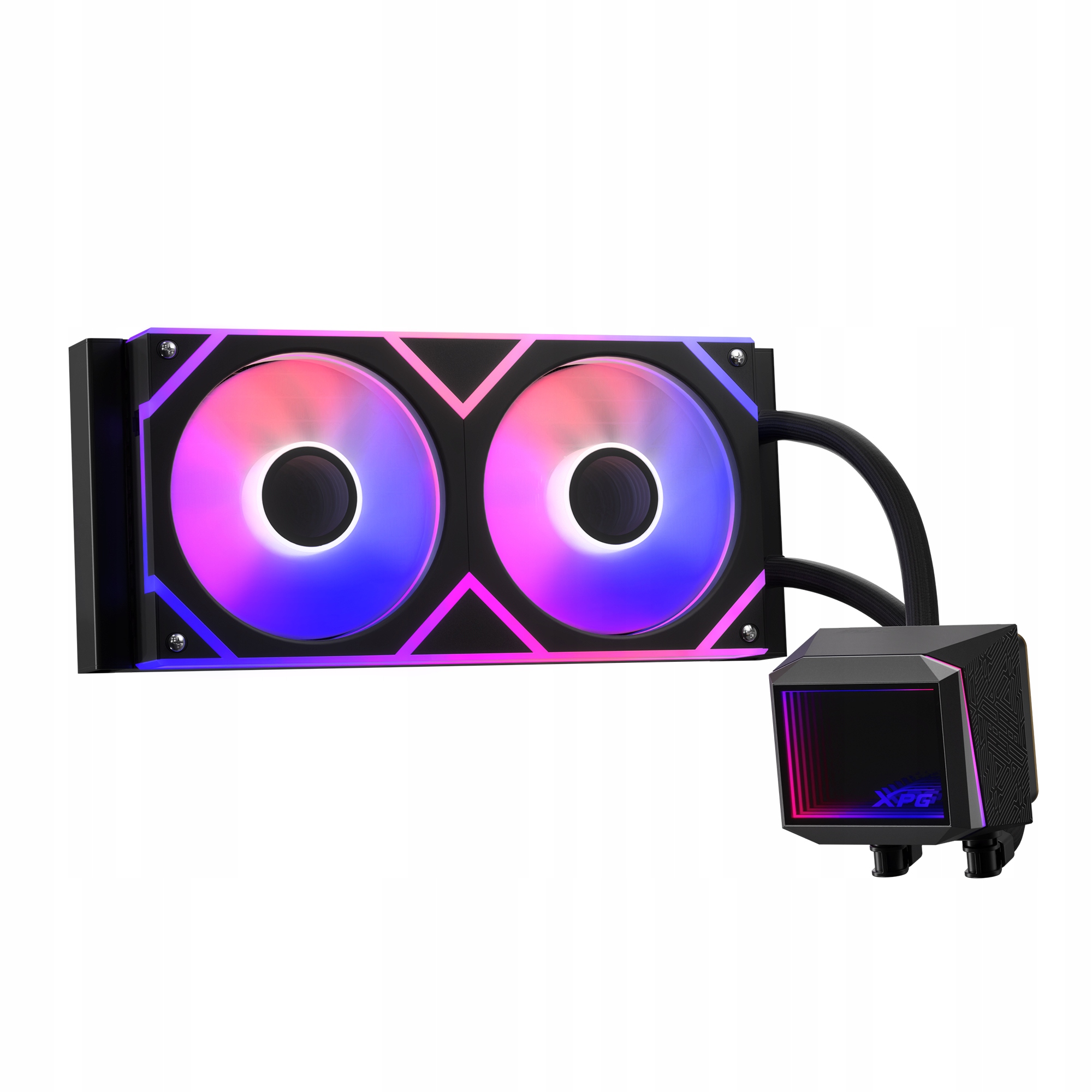 Wak Xpg Levante II 240 (2*120mm Argb Fan) schwarz retail