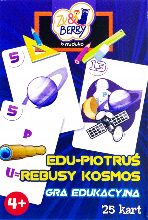 KARTY TREFL EDU PIOTRUŚ REBUSY KOSMOS