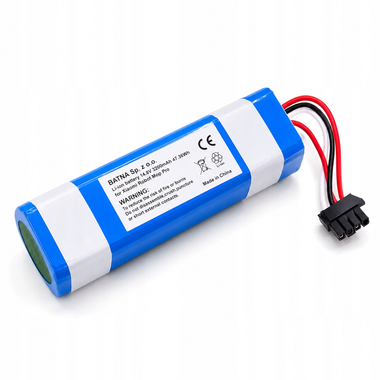 Bateria 3200mAh do Xiaomi Robot Mop Pro 14.8V Li-ion