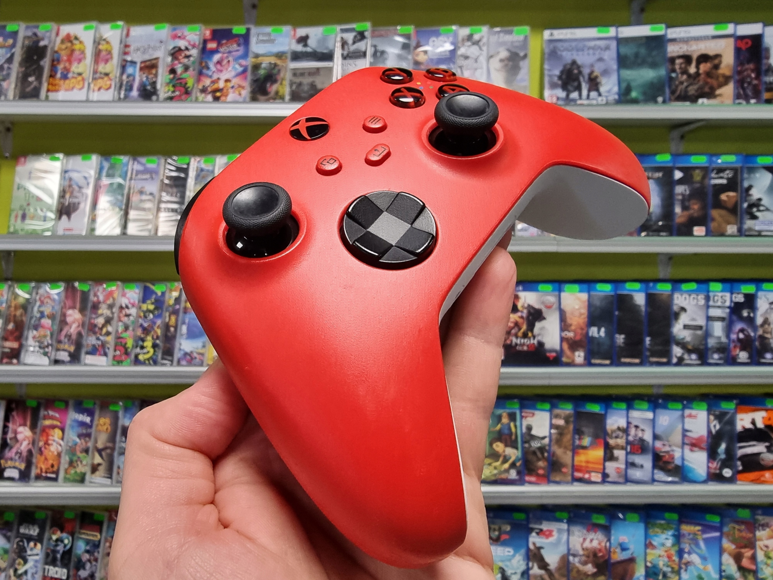 111. PAD KONTROLER XBOX ONE SERIES S X PC PULSE RED CZERWONY Zasilanie bateryjne USB