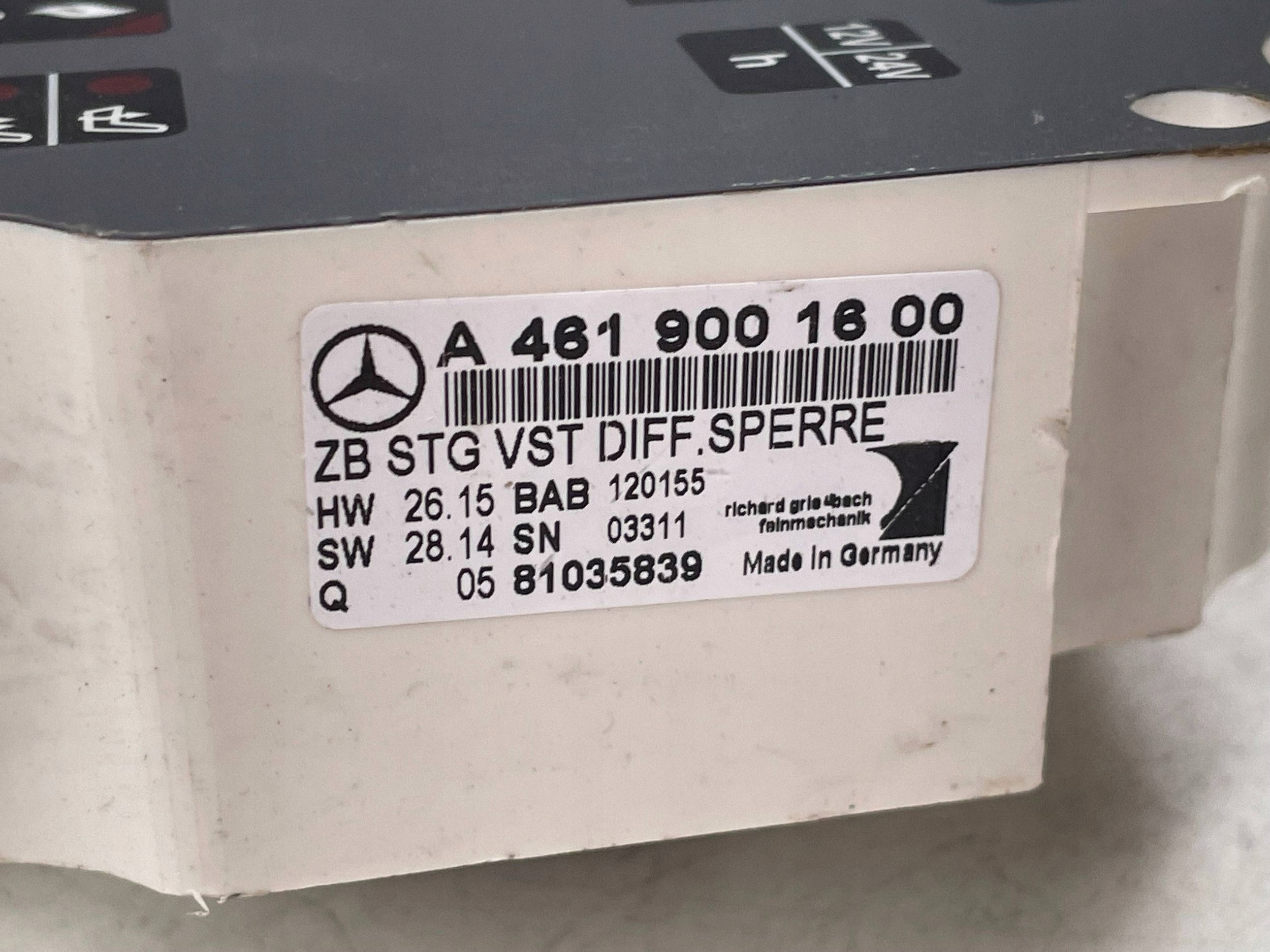 MERCEDES W461 switch NAPEDOW A4619001600 !J