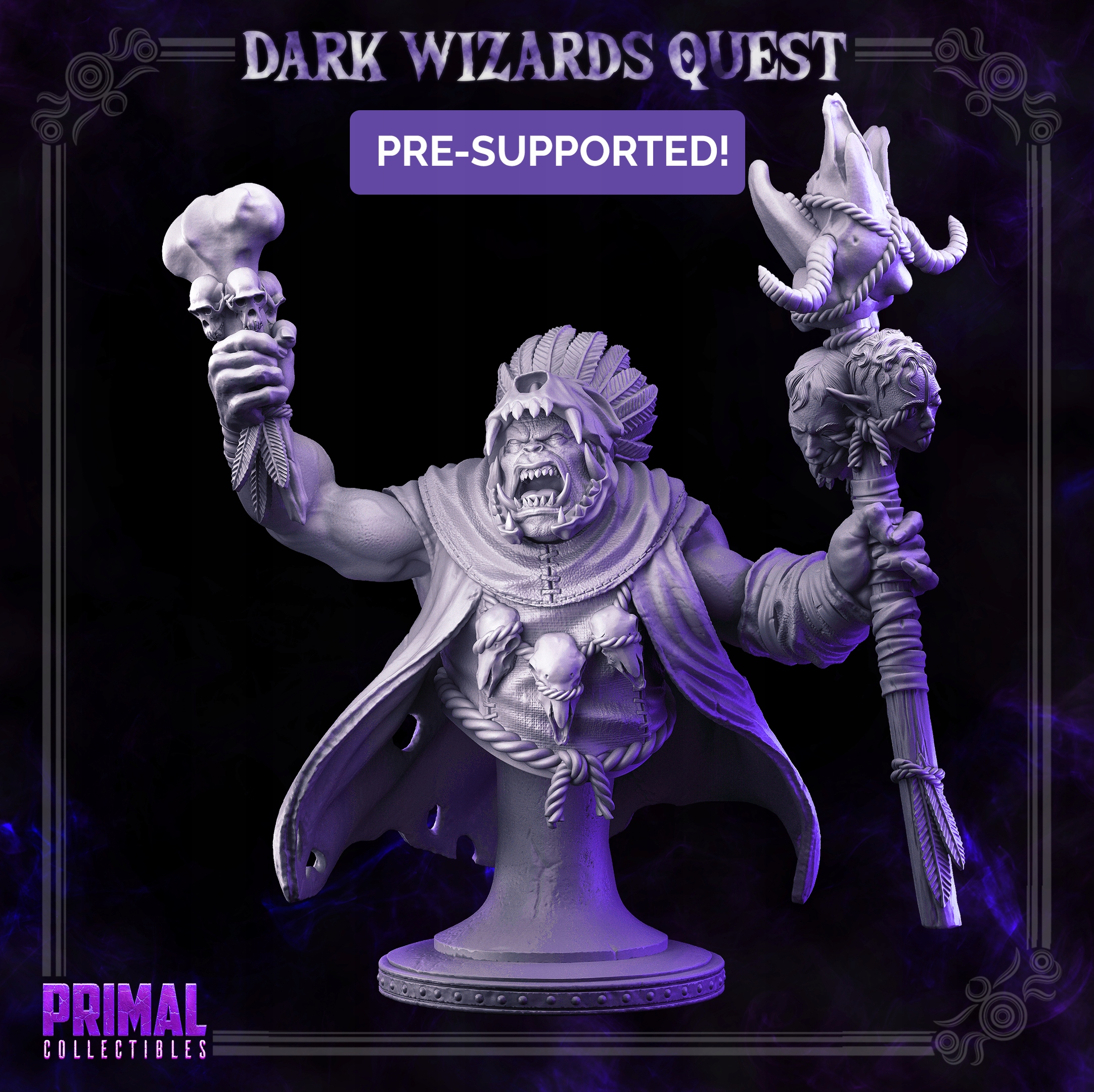 Orc Shaman Dunkun Bust Primal Collectibles