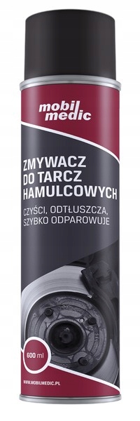 ZMYWACZ DO TARCZ HAMULCOWYCH 600 ML MOBIL MEDIC G