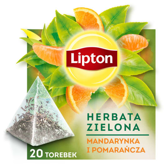 Levně Lipton Čaj Mandarinka a Pomeranč 20