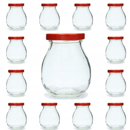 

Słoiki na przetwory 245 ml komplet 12 szt+zakrętki