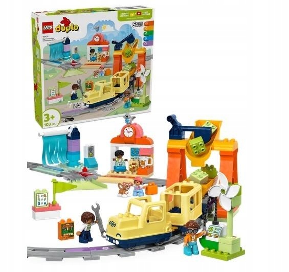Lego Duplo 10428 Interaktivní městský vlak pro děti ve věku 3+ let