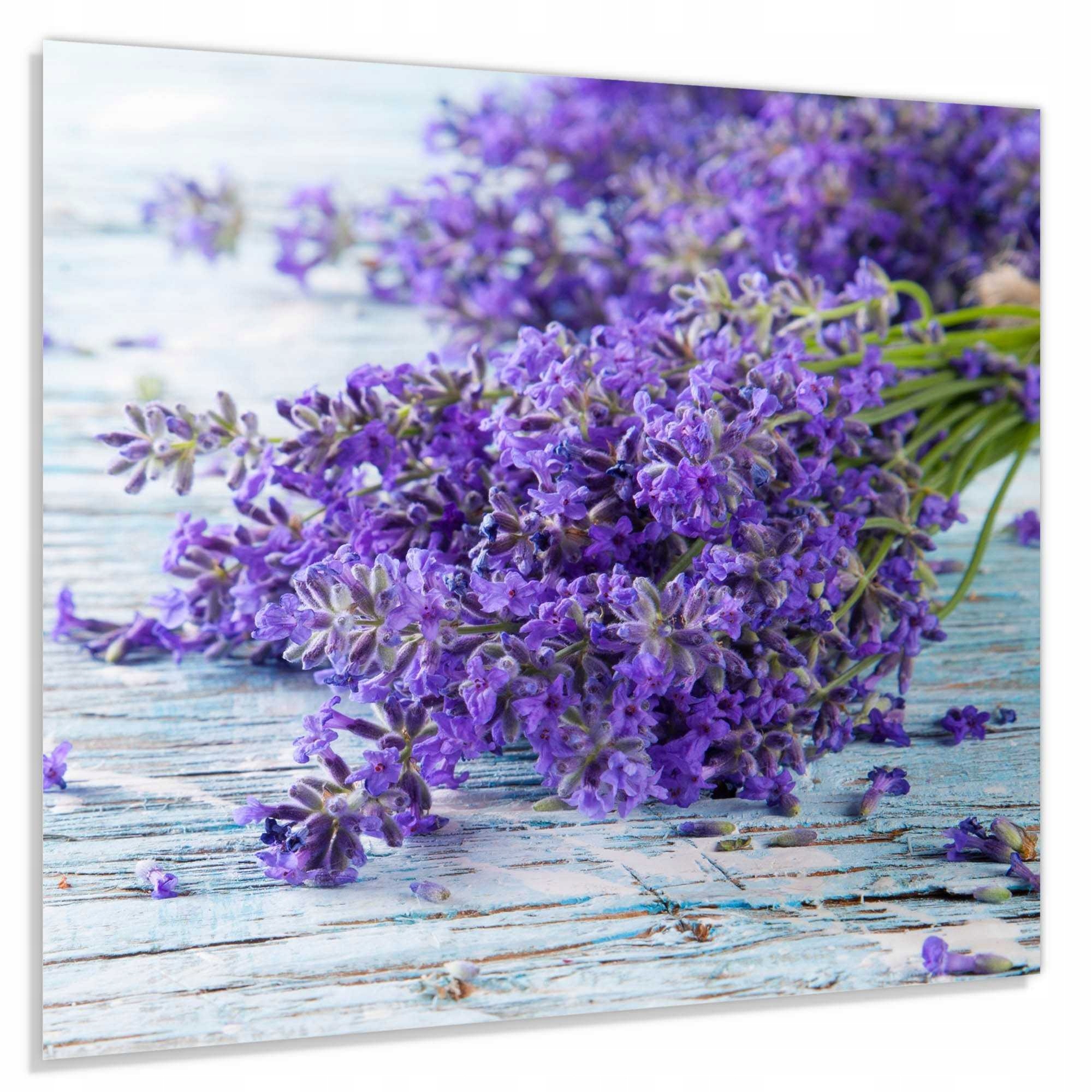 Panel szklany hartowany 60x70 Lawenda na stole