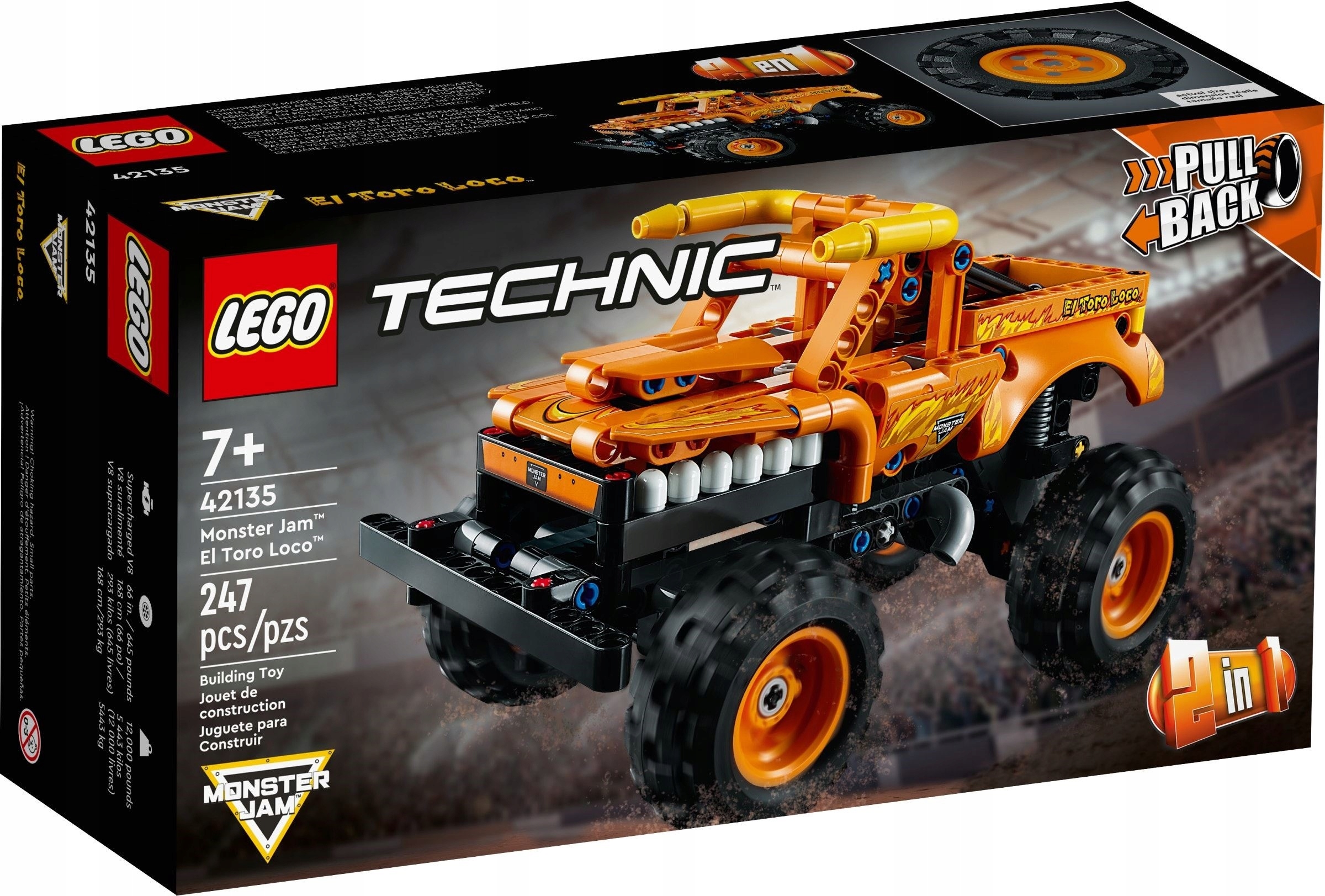 Lego Technic Monster Jam El Toro Loco Sada 42135