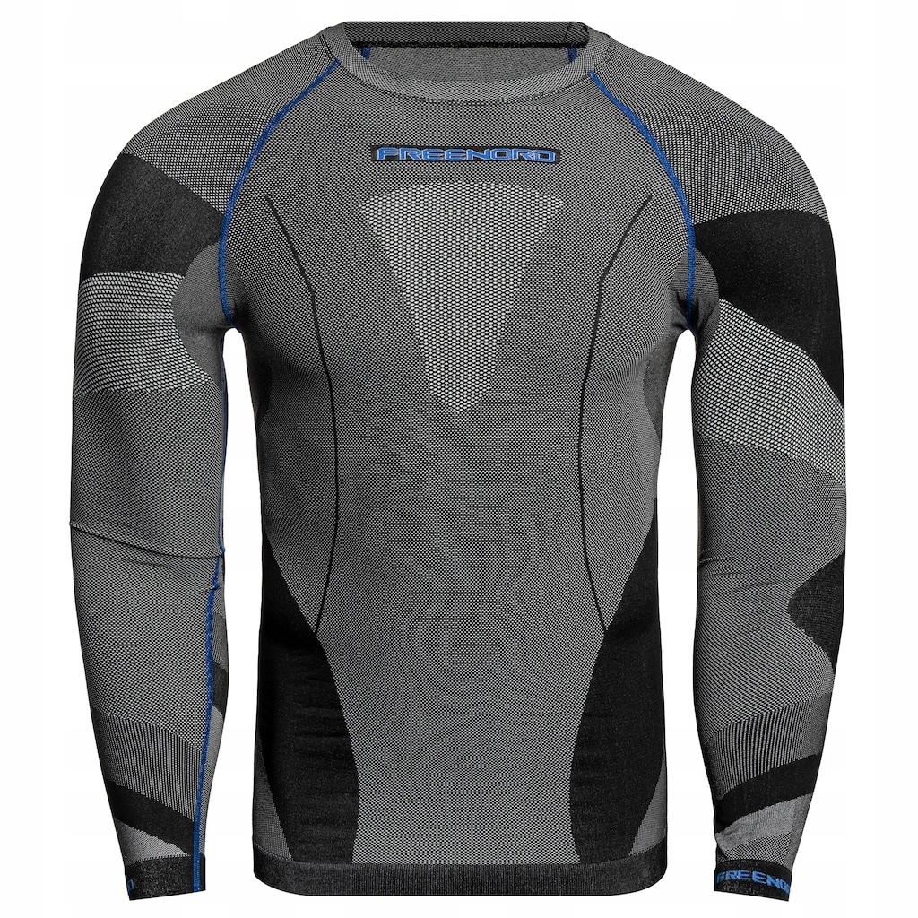 Koszulka termoaktywna FreeNord DryTech Longsleeve Black/Blue XXL