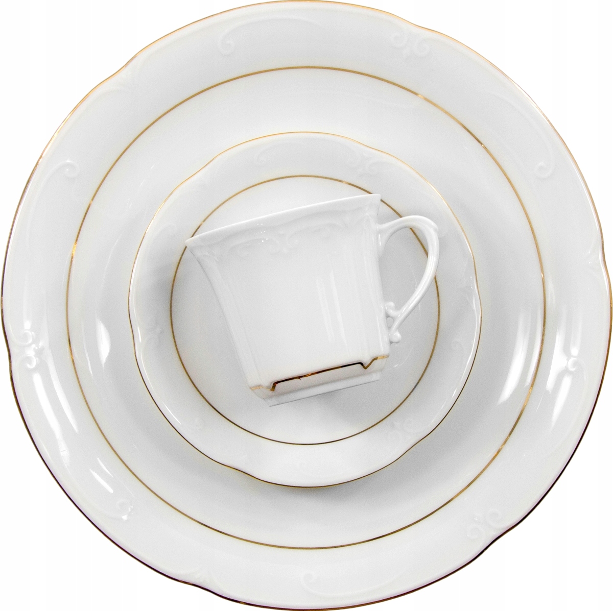 B014 FILIŻANKA 250 KAMELIA CHODZIEŻ ZŁOTA LINIA Marka PFP Ćmielów i Chodzież