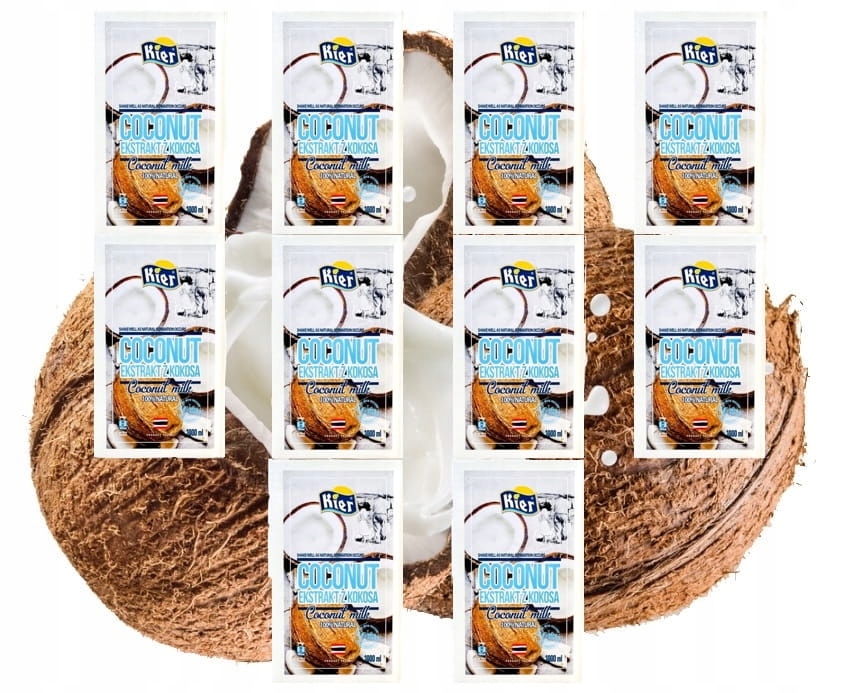 Levně Karton Mléko Kokosové mléko v kartonu 100% Thajsko 10x1L 1000ml Kier