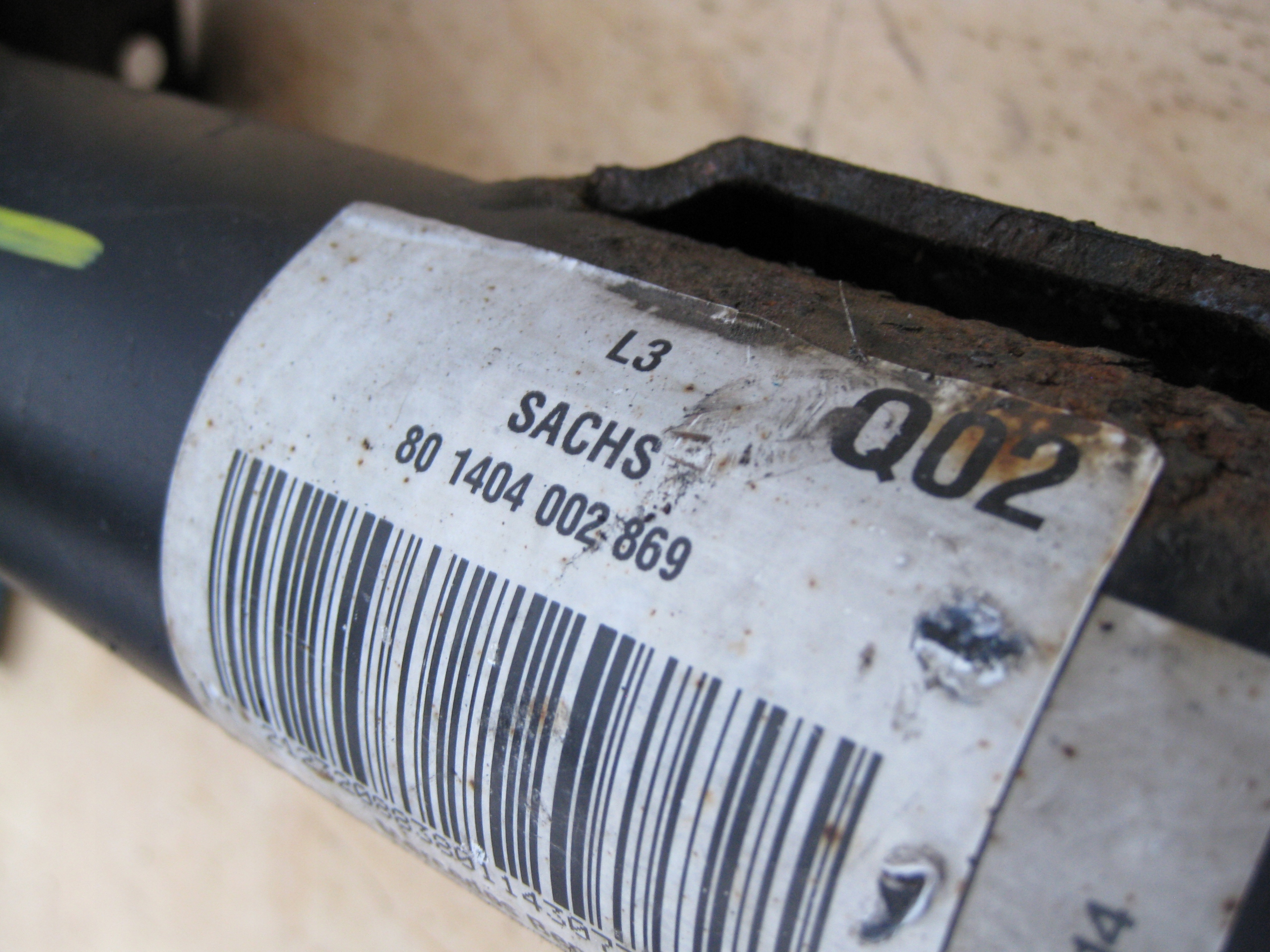 MERCEDES W212 14R shock absorber front PRAWAY left A2123208838
