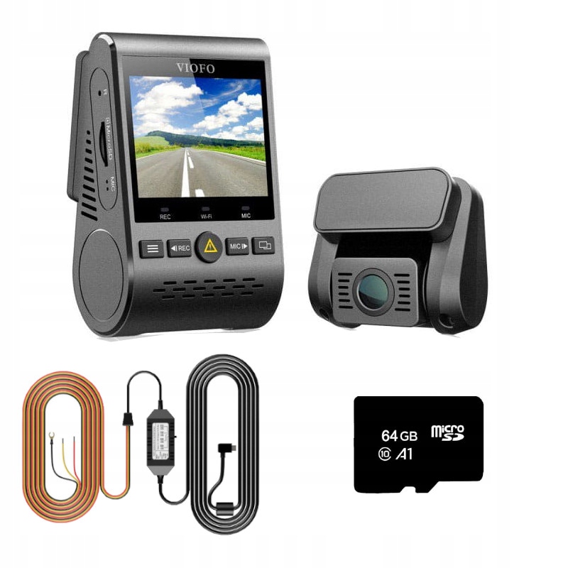 

Kamera samochodowa Viofo A129 Dual + 64GB + HK3