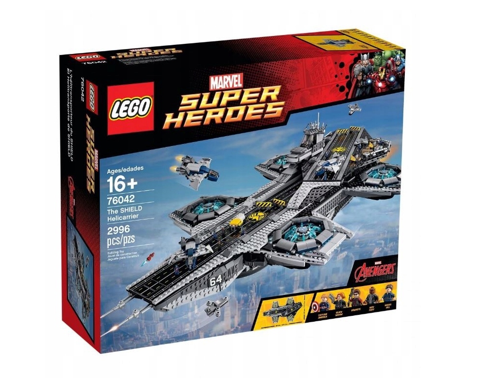 Lego Heroes 76042 Lotniskowiec Shield Helicarrier