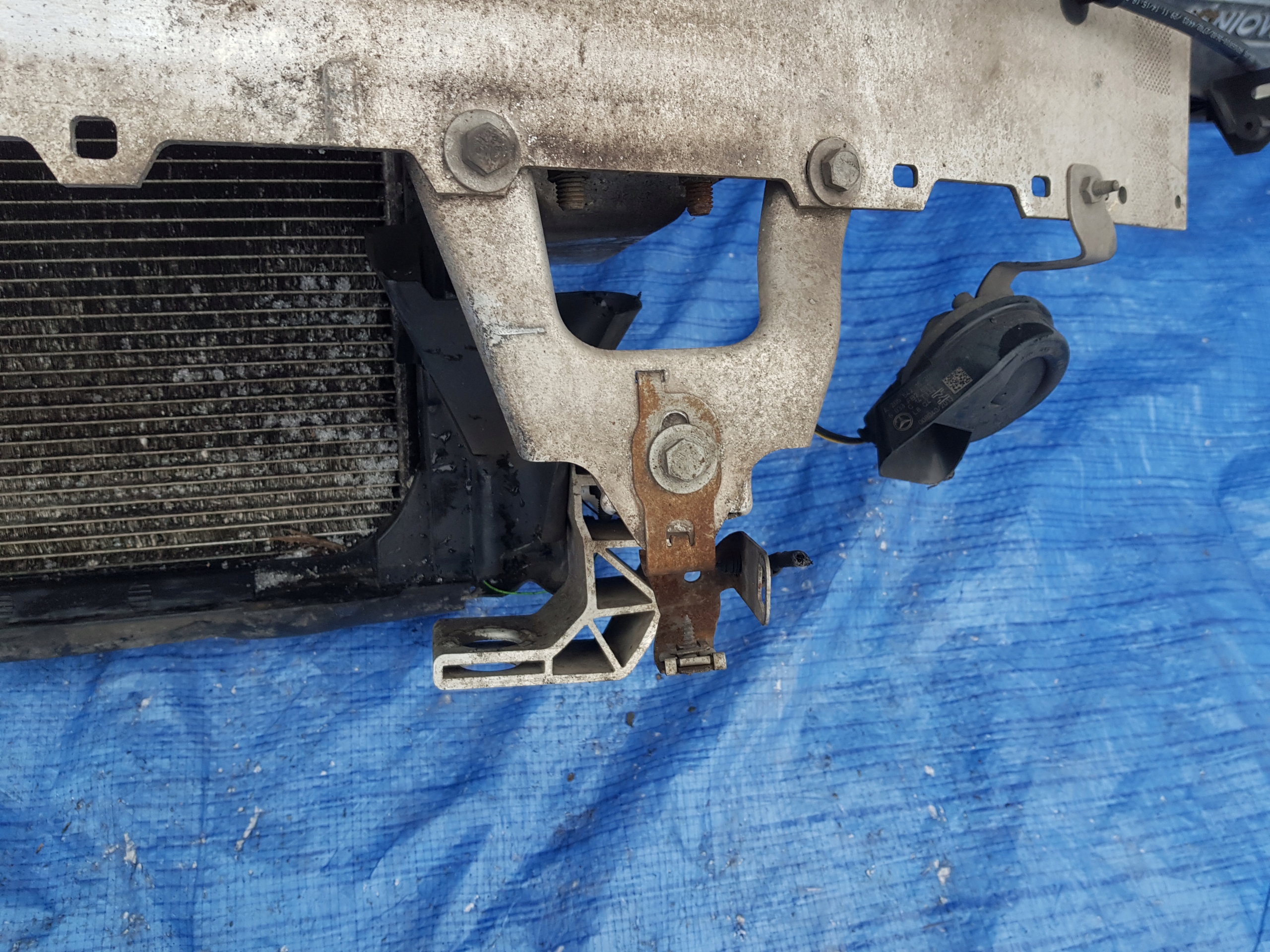 support panel for radiators radiator MERCEDES W205 2.2 CDI