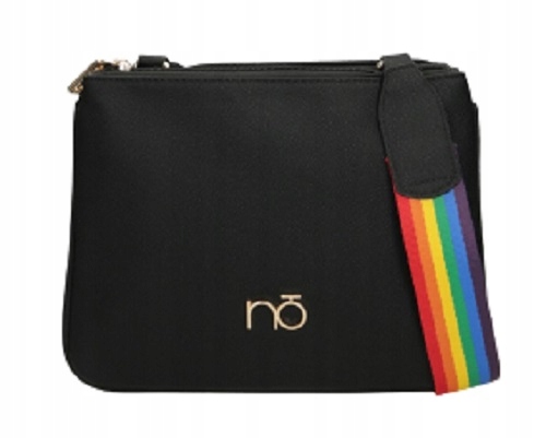 Dvoukomorová Kabelka Přes Rameno Nobo Černá kabelka P1410