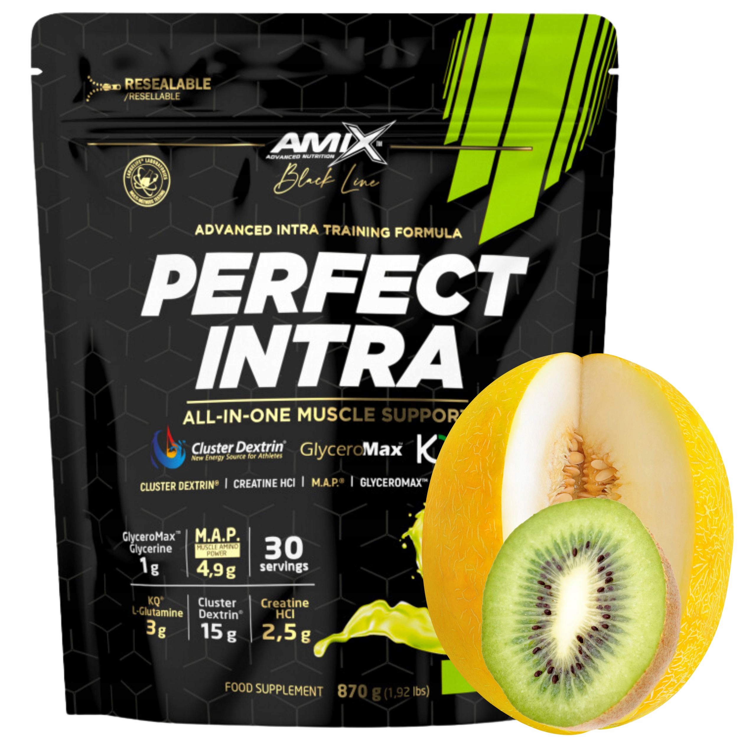 Intra Workout Dextrin Cluster Dextrin Aminokyseliny Regenerace Kiwi-Melon