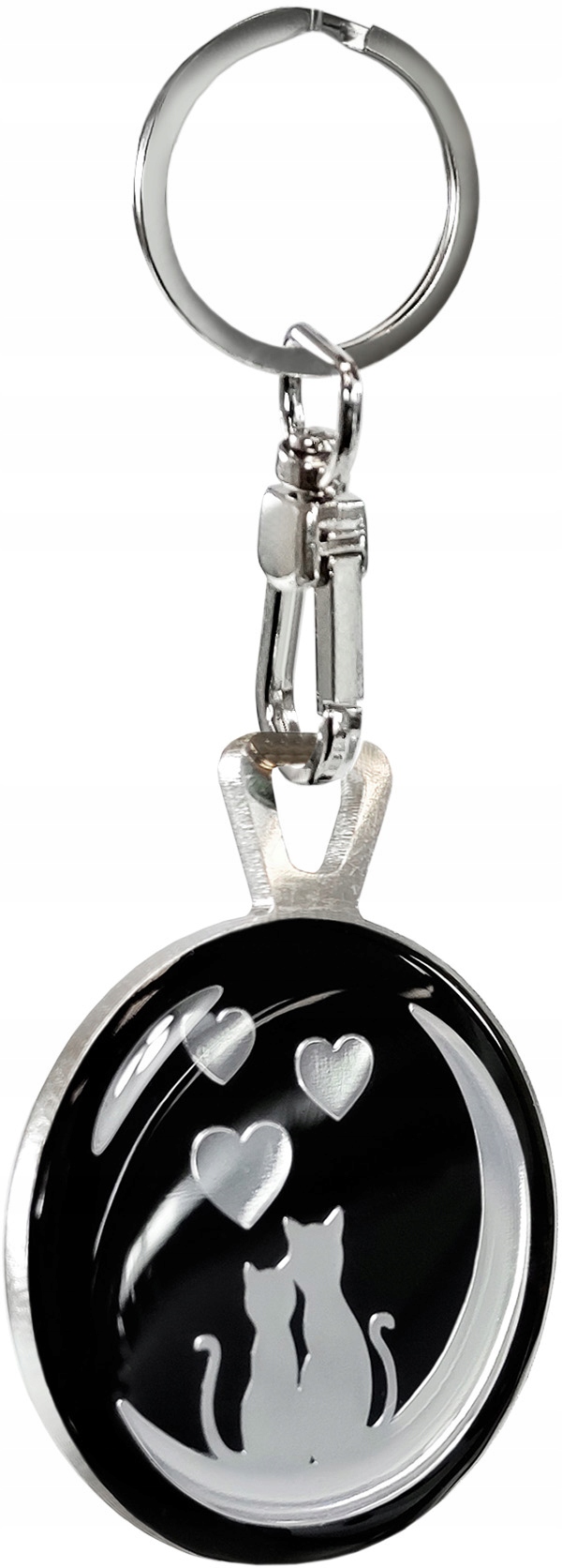 

Brelok Breloczek Do Kluczy Koty Stal + Żywica