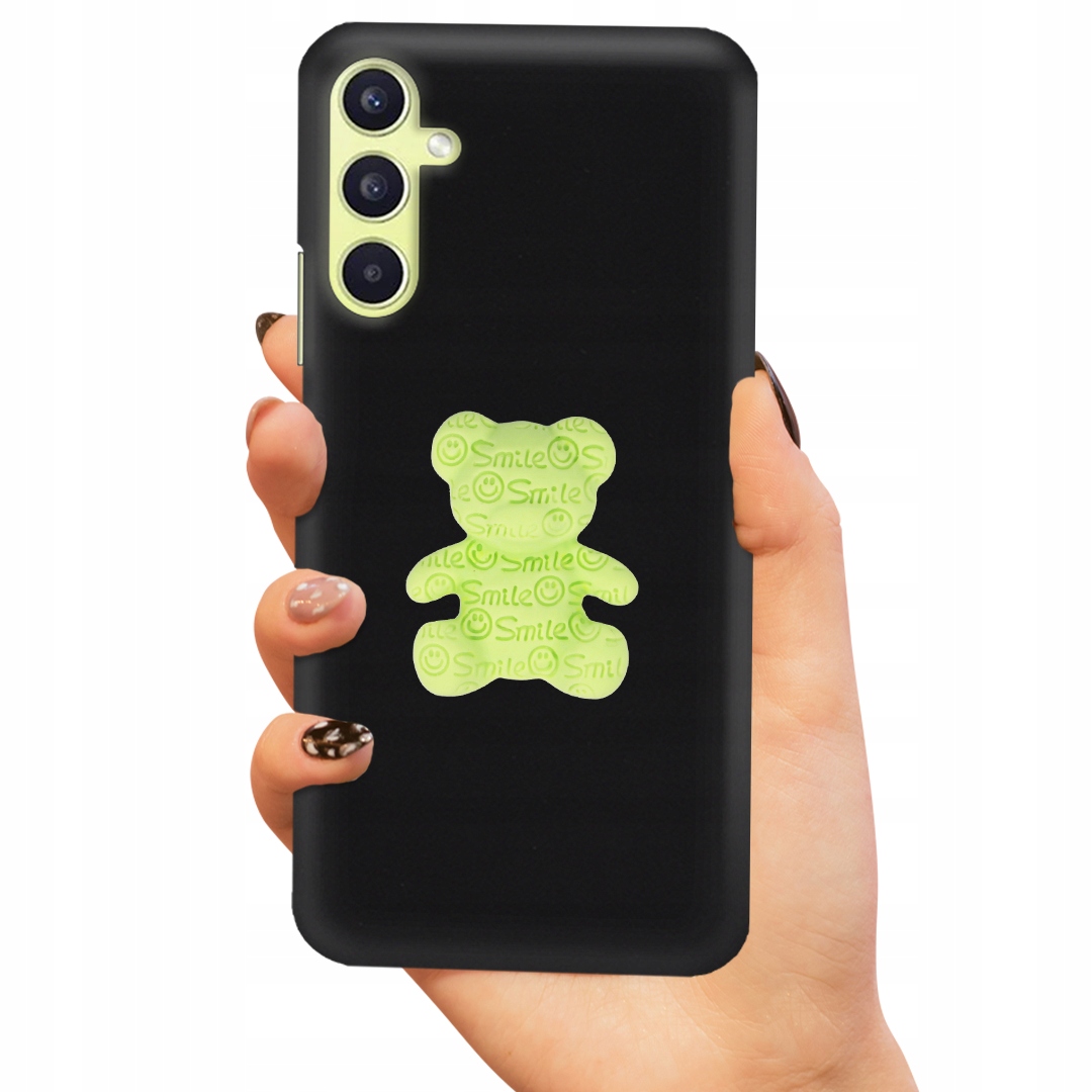 Pouzdro Pro Samsung A34 5G Case Medvídek Zelený 3D