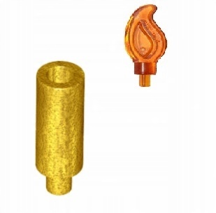 

Lego 37762 37775 świeczka złoty płomień 1 szt N