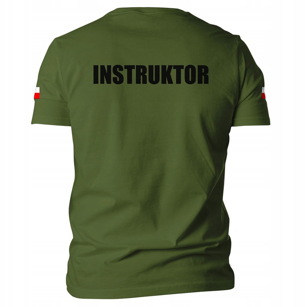 Koszulka Męska T-shirt TigerWood Instruktor M Oliwkowa