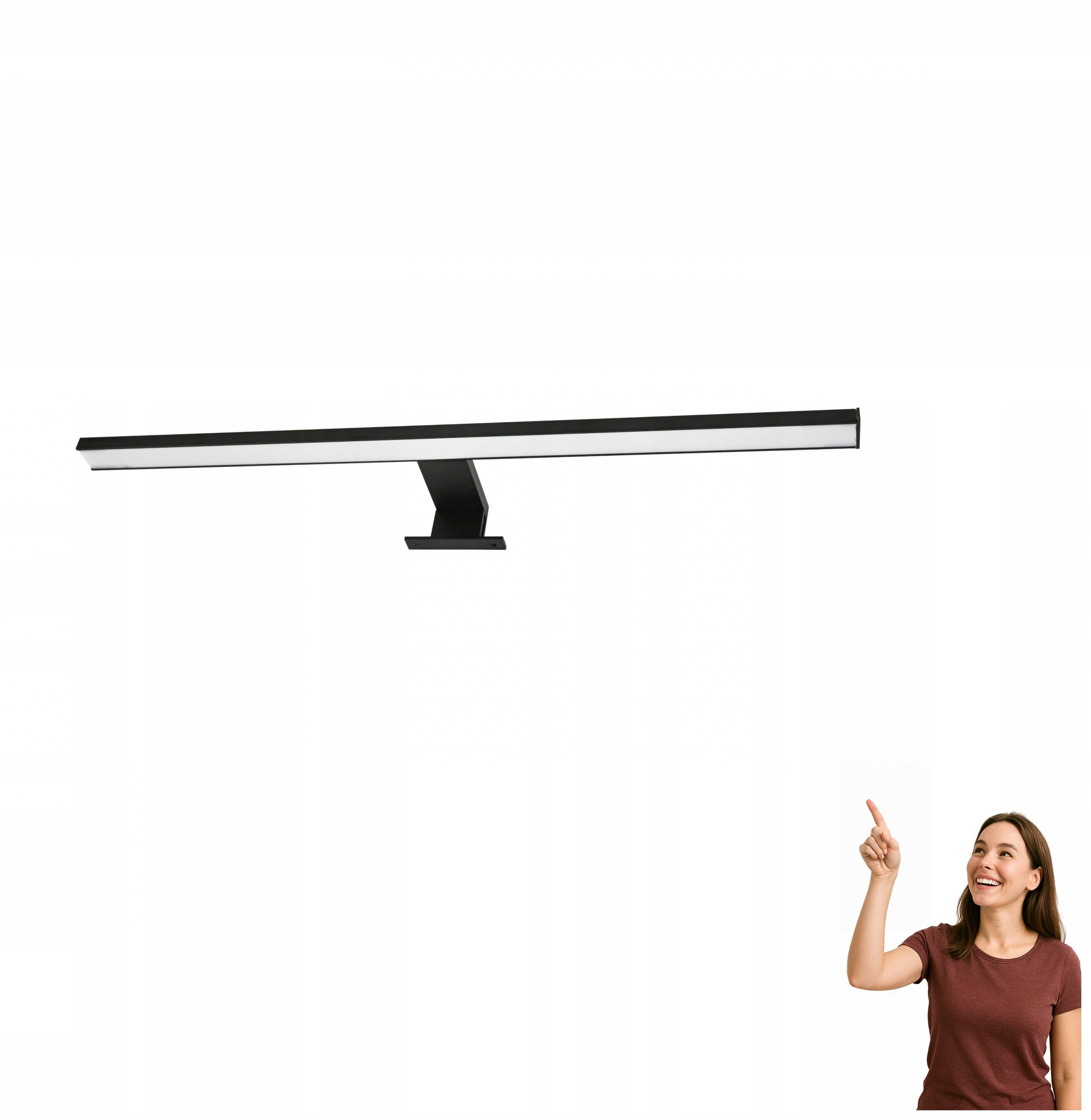 Nástěnná Led lampa Leito Black 600 10W Tk Lighting 6354