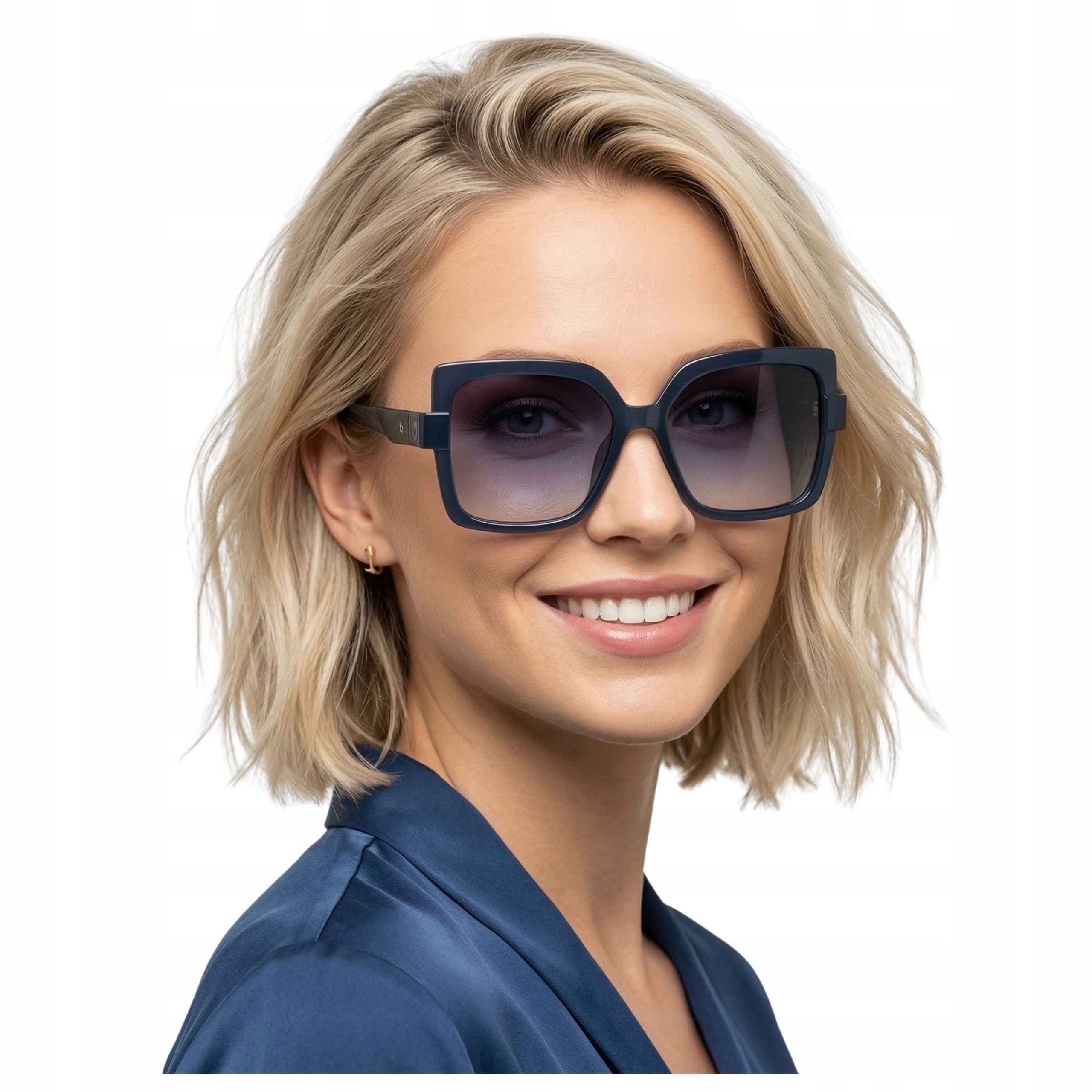 Okulary przeciwsłoneczne damskie z polaryzacją duże Brilo