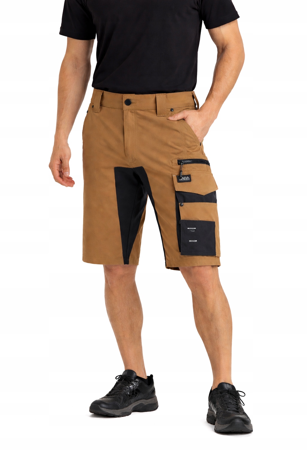 Spodnie robocze krótkie szorty letnie Motionflex Sara brązowe L