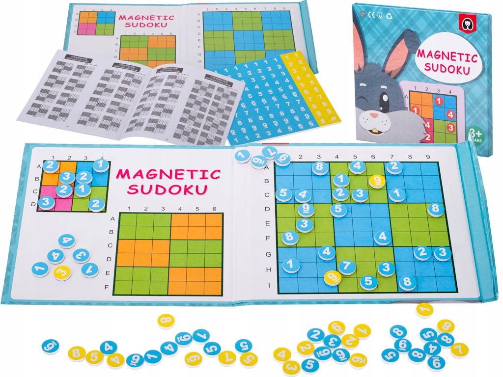 

Gra logiczna łamigłówka magnetyczne sudoku