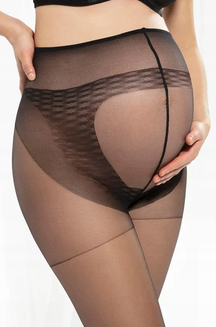 GATTA Rajstopy Ciążowe BODY PROTECT 20DEN Nero czarne 4-L Marka Gatta