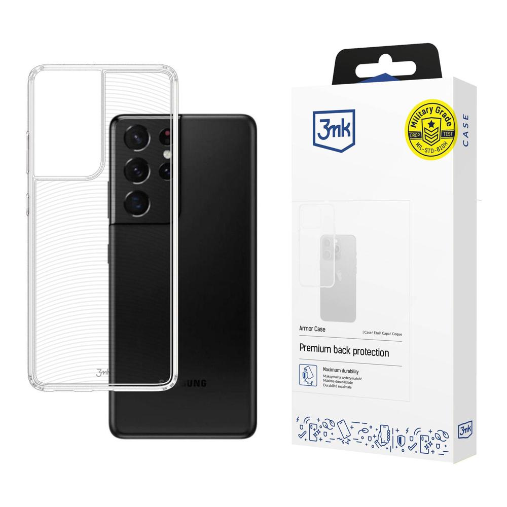 Etui 3mk Armor Case na Samsung Galaxy S21 Ultra 5G przezroczyste 3mk
