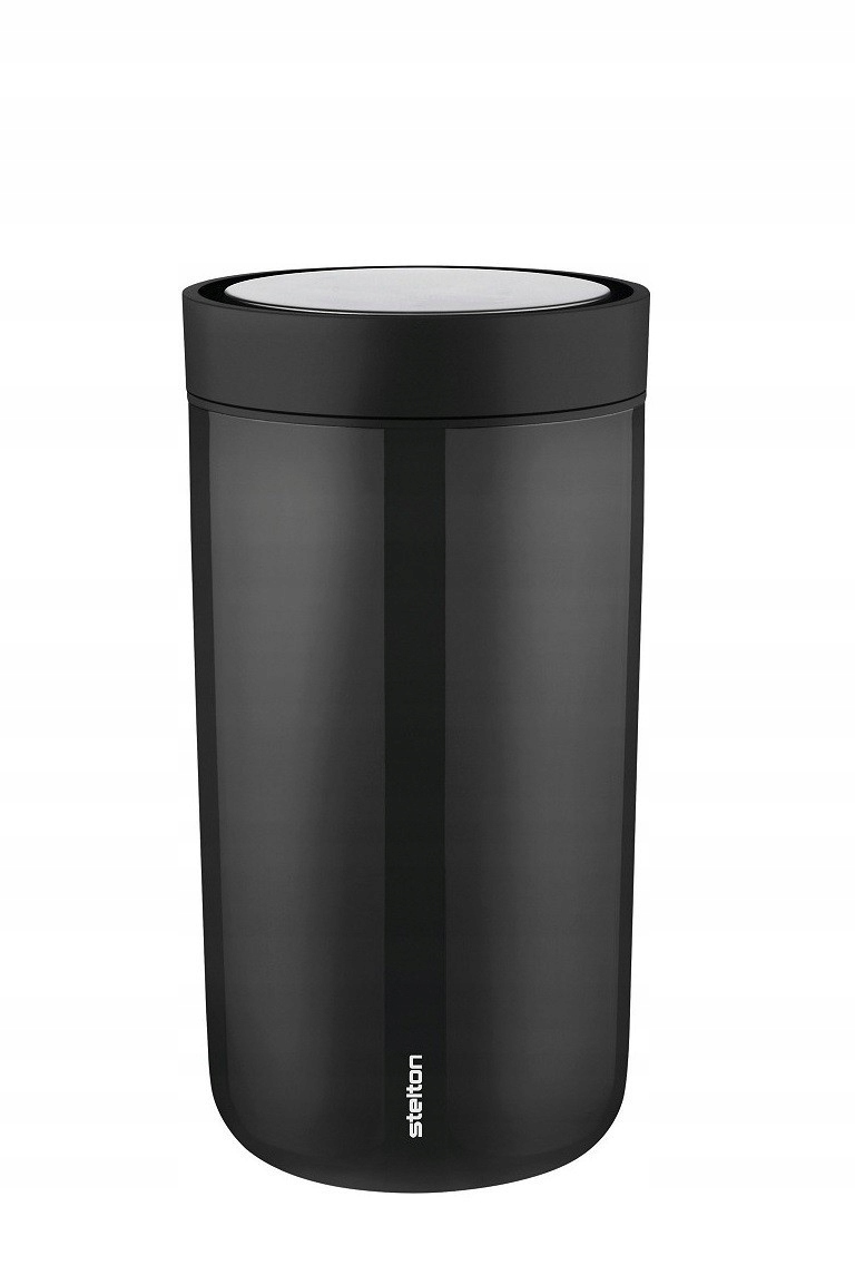 Stelton To Go Click Stalowy Kubek Termiczny 200 ml Czarny