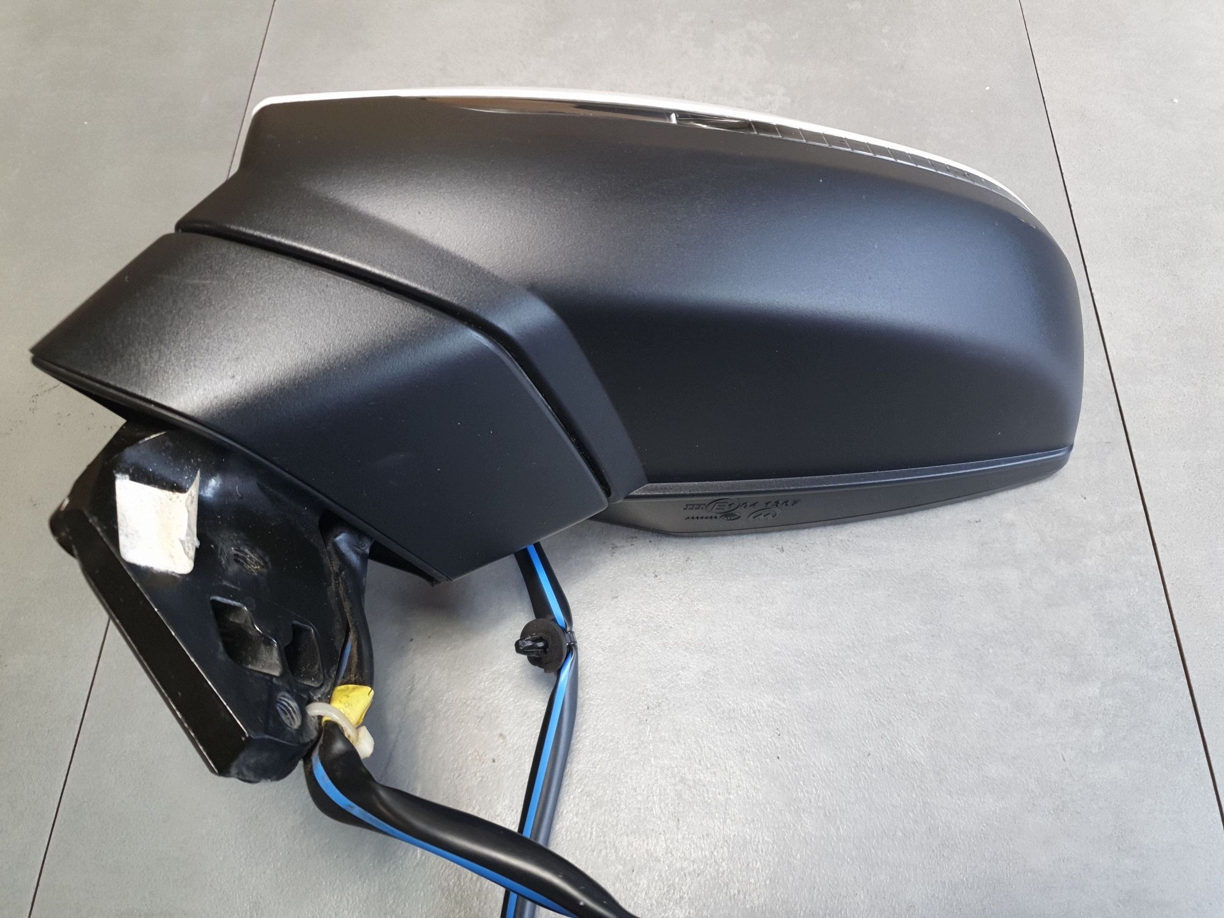 Audi Q7 4M electrics mirror left 12 pin asystent LS9R 4M1857409