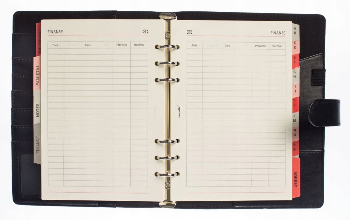 Organizer 2024 MEMOFIX A5-77 czarny Kod producenta 77