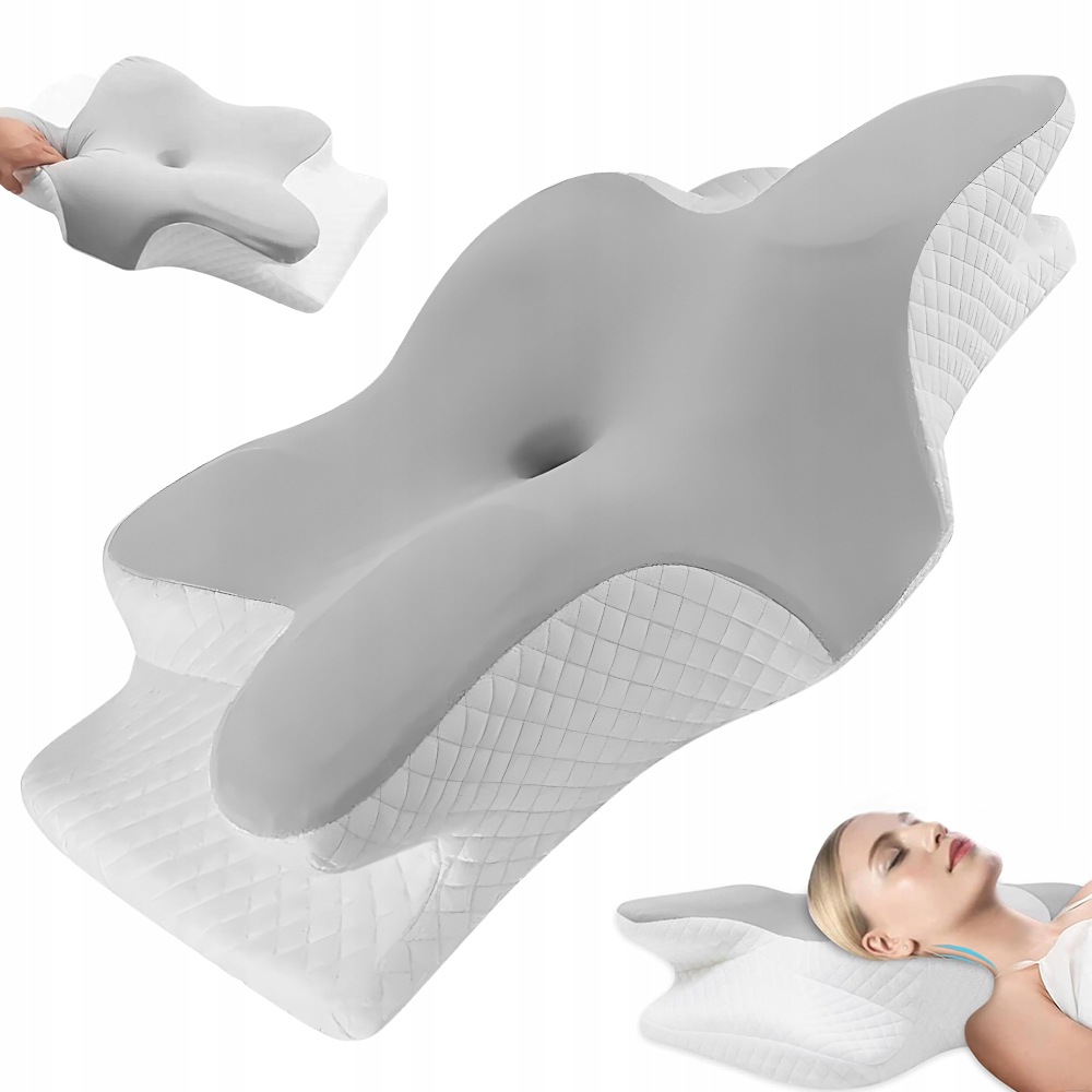 Poduszka Ortopedyczna Memory Foam Motyl Anatomiczna Zdrowy Sen Relaks