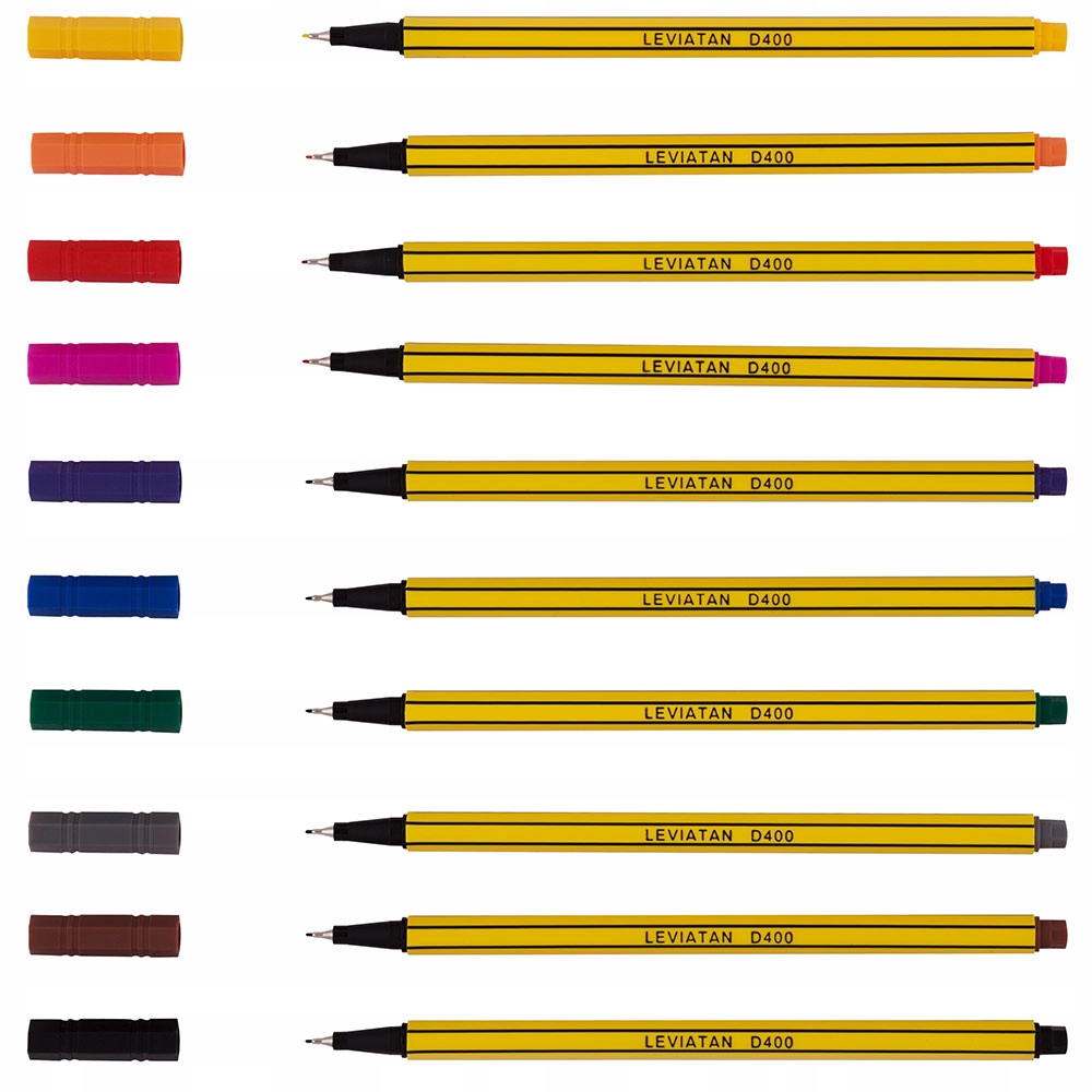 

Cienkopisy 0,4 mm komplet etui biurowe