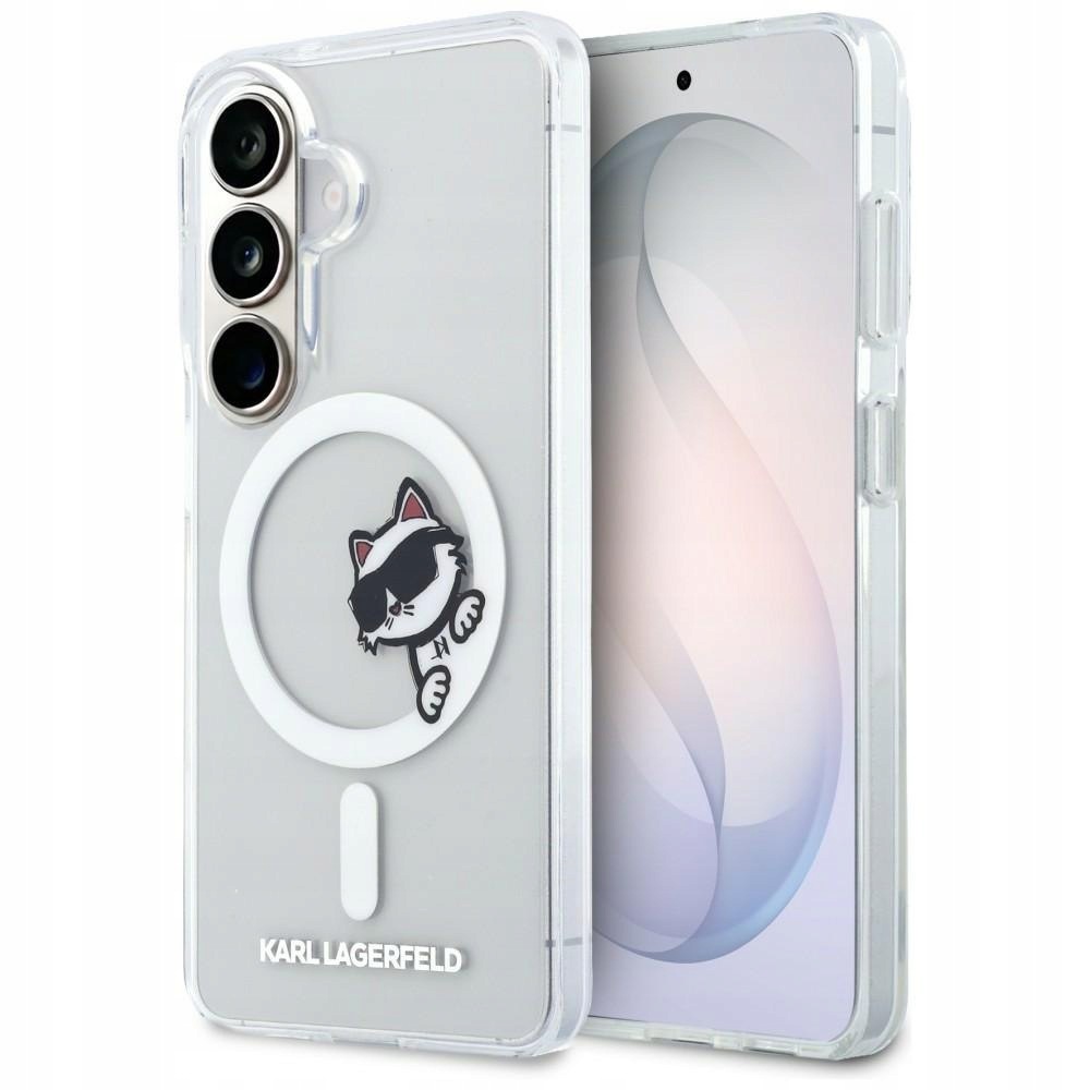 Etui Karl Lagerfeld IML Peekaboo Choupette MagSafe do Samsung Galaxy S26 pr