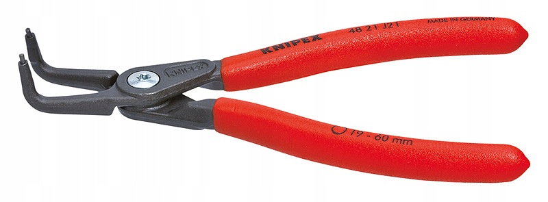 Přesné Kleště Na Vnitřní Kroužky Ohnuté 210 MM Kn 48 21 J31