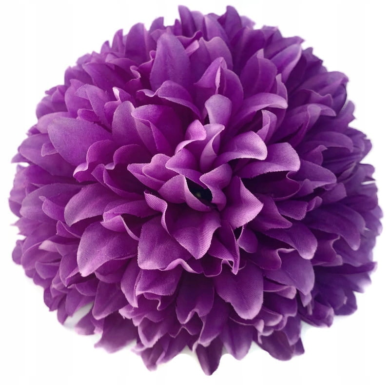 CHRYZANTEMA GŁÓWKA FIOLET SZTUCZNE KWIATY śr.15 CM