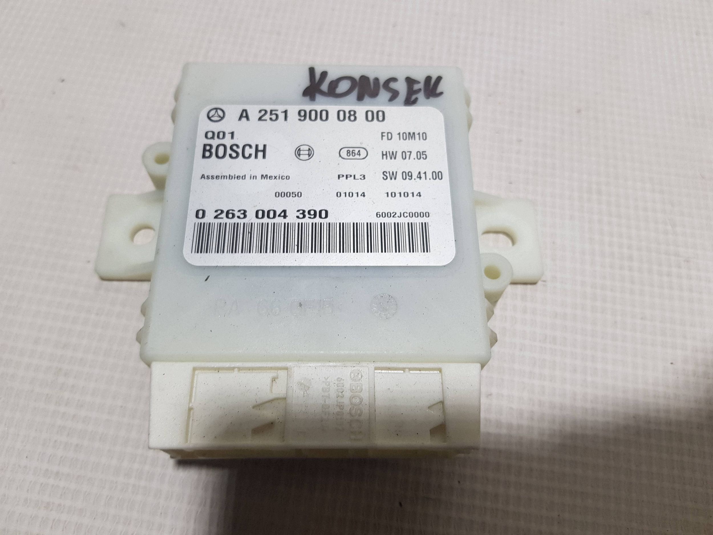 modulo PDC Mercedes R W251 W164 ML GL X164 A2519000800