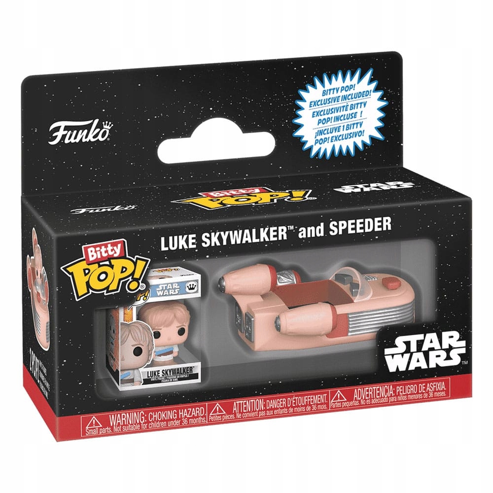 Funko Bitty Pop! Star Wars: Luke Skywalker and Speeder