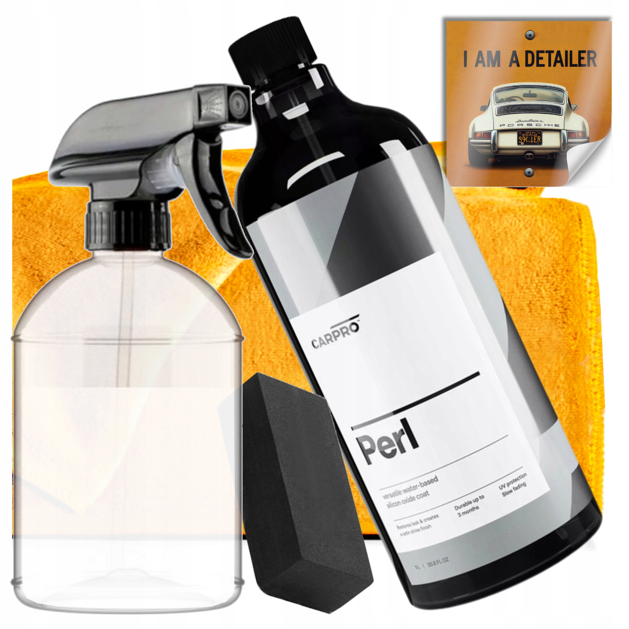 Dressing Na Pneumatiky Plastů Carpro Perl 1L Univerzální Koncentrát Pro Auta