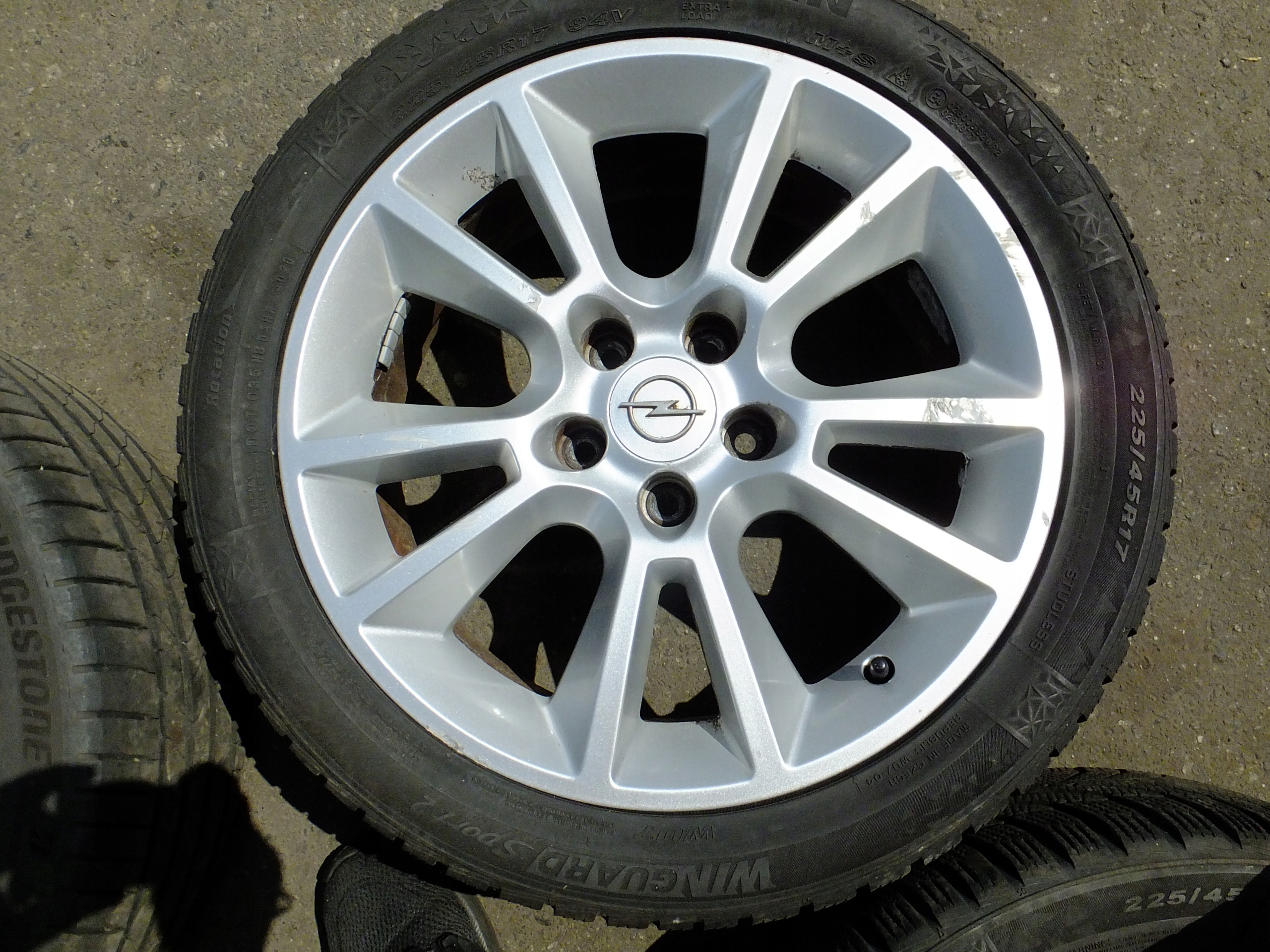 discs aluminium 17'' opel zafira b 13120652