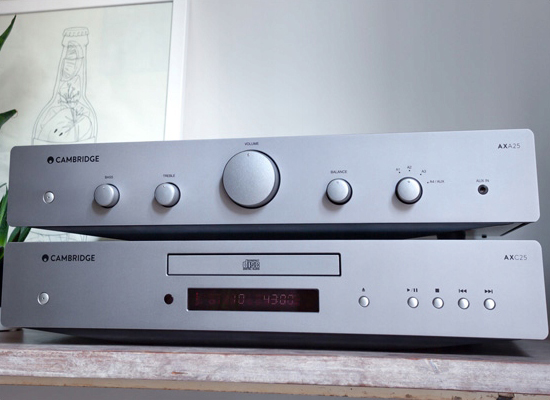 CAMBRIDGE AUDIO AXA25 WZMACNIACZ STEREO 2x25W 8OHM Głębokość produktu 34 cm