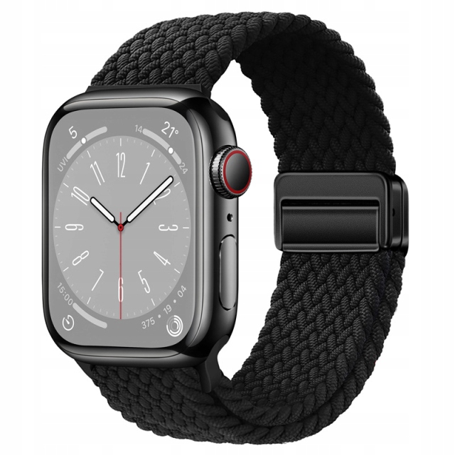 Pleciona Opaska Nylon do Apple Watch Pasek 1 2 3 4 5 6 7 8 9 Se 38 40 41 mm