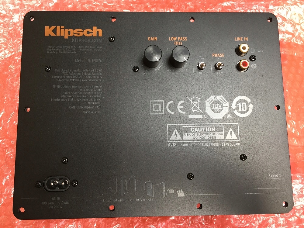 1066491 Klipsch elektronika do subwoofera R120SW Sklep, Opinie, Cena