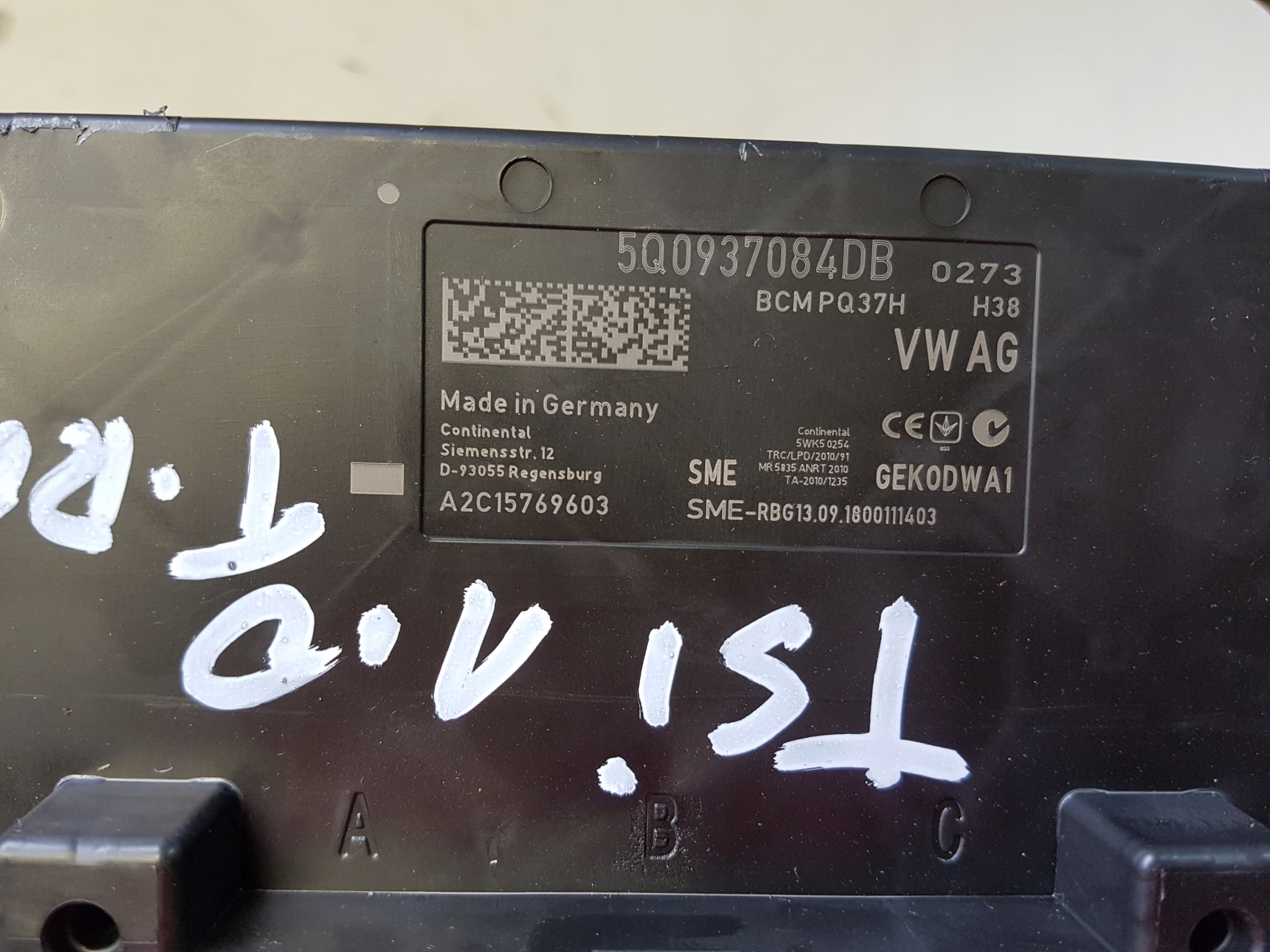 VW T-ROC A11 1.0TSI module control unit komfortu bcm